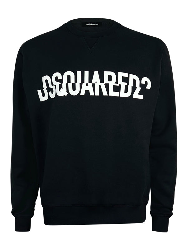 Black and 2025 white dsquared jumper